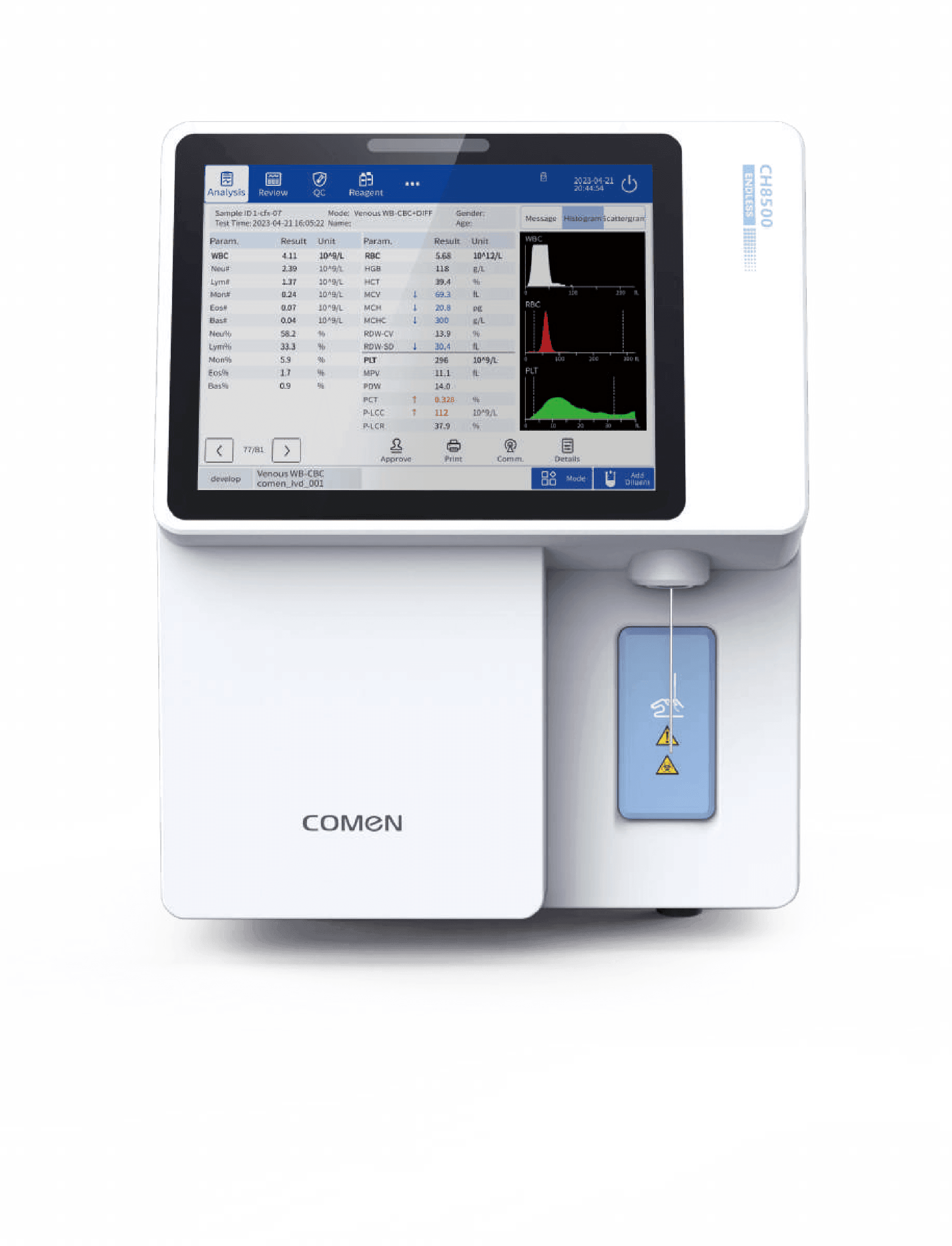 CH8500;Automated Hematology Analyzer