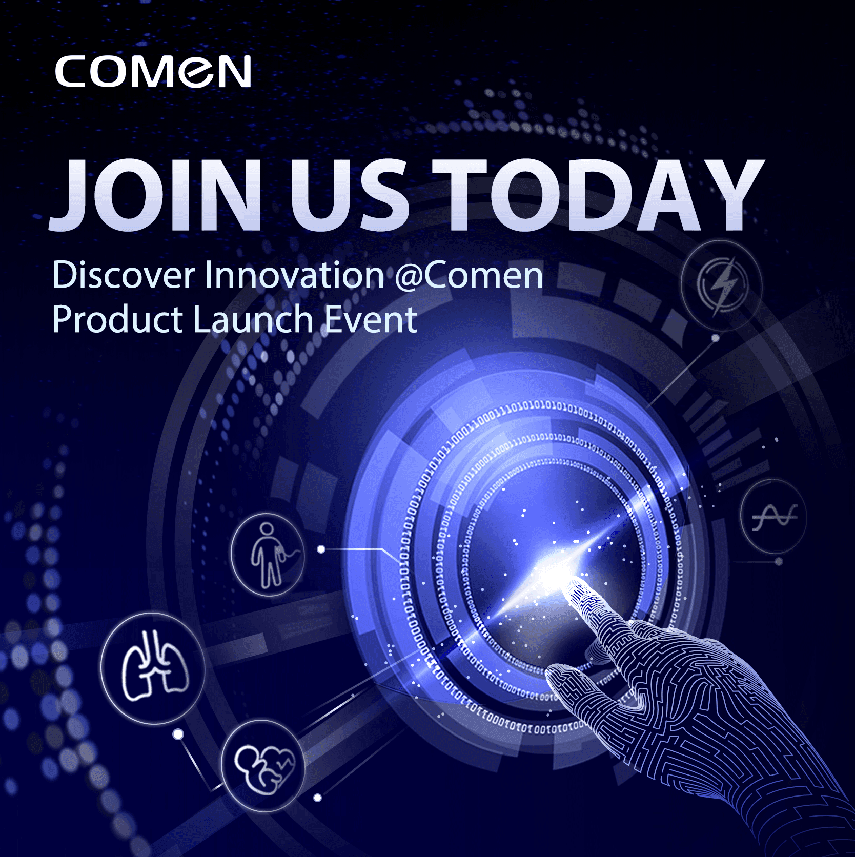 Join Us Today: Discover Innovation @Comen Product Launch Event